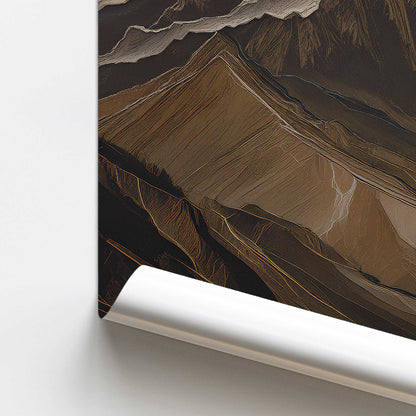 [color:Rolled Print], Picture of close up of art