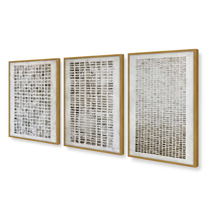 [Color:Polished Gold], Picture of art in a Polished Gold frame at an angle