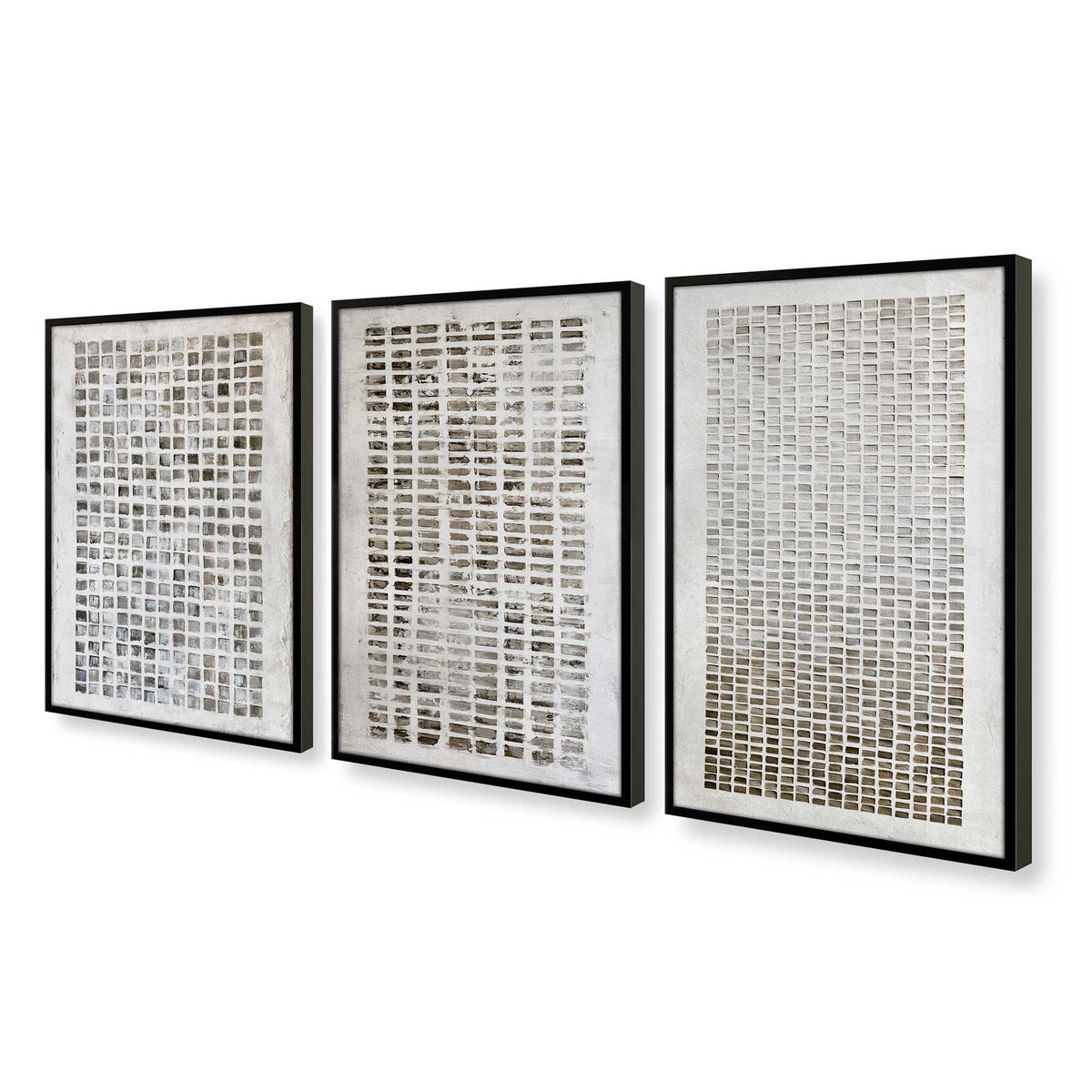 [Color:Satin Black], Picture of art in a Satin Black frame at an angle