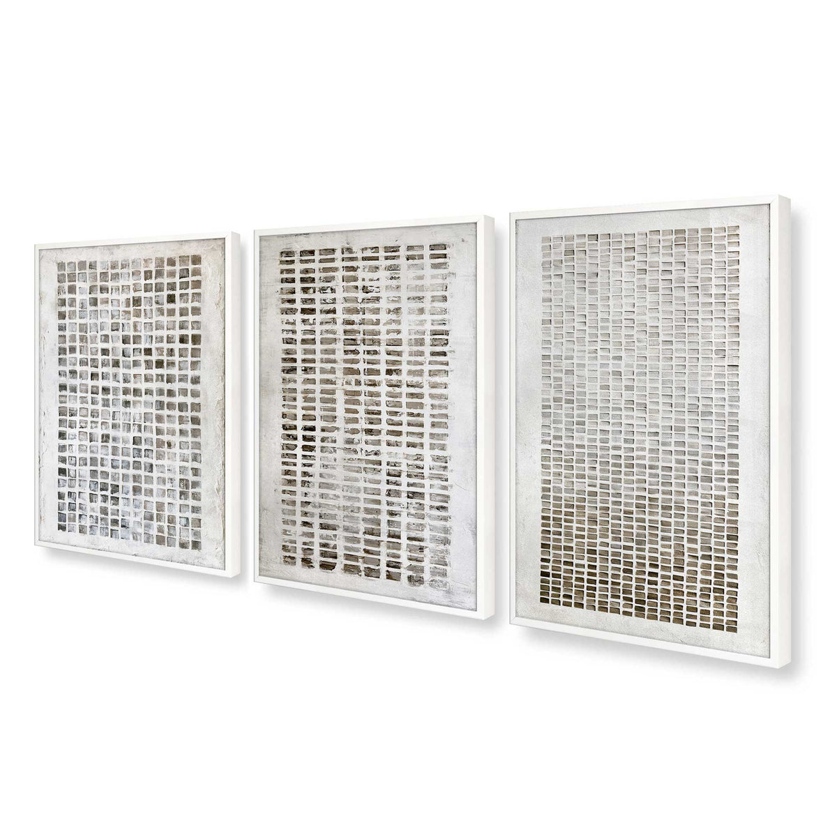 [Color:Opaque White], Picture of art in an Opaque White frame at an angle