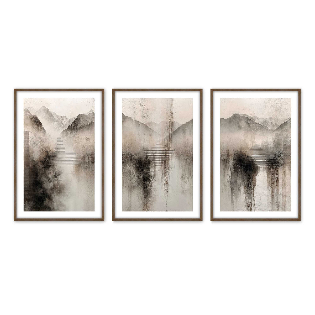 [Color:Walnut], Picture of art in a Walnut frame