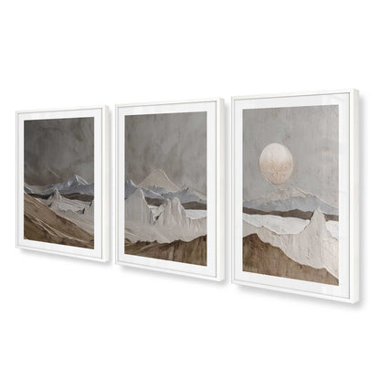 [Color:Opaque White], Picture of art in an Opaque White frame at an angle