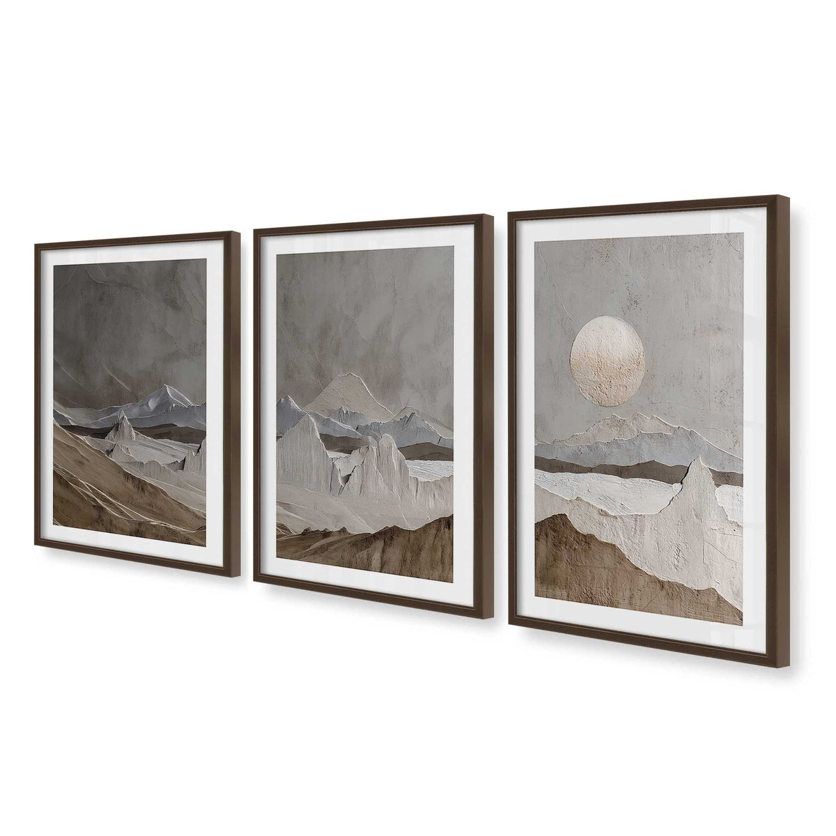 [Color:Belvinder Brown], Picture of art in a Belvinder Brown frame at an angle