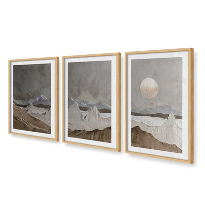 [Color:American Maple], Picture of art in an American Maple frame at an angle
