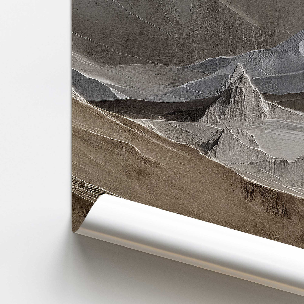 [color:Rolled Print], Picture of close up of art