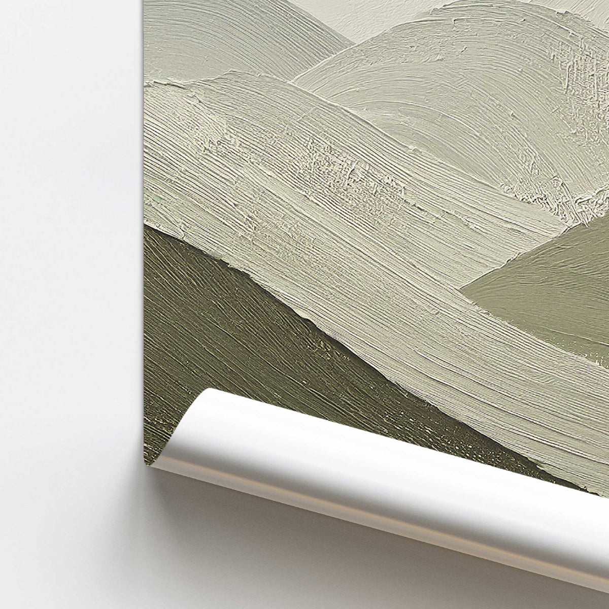 [color:Rolled Print], Picture of close up of art