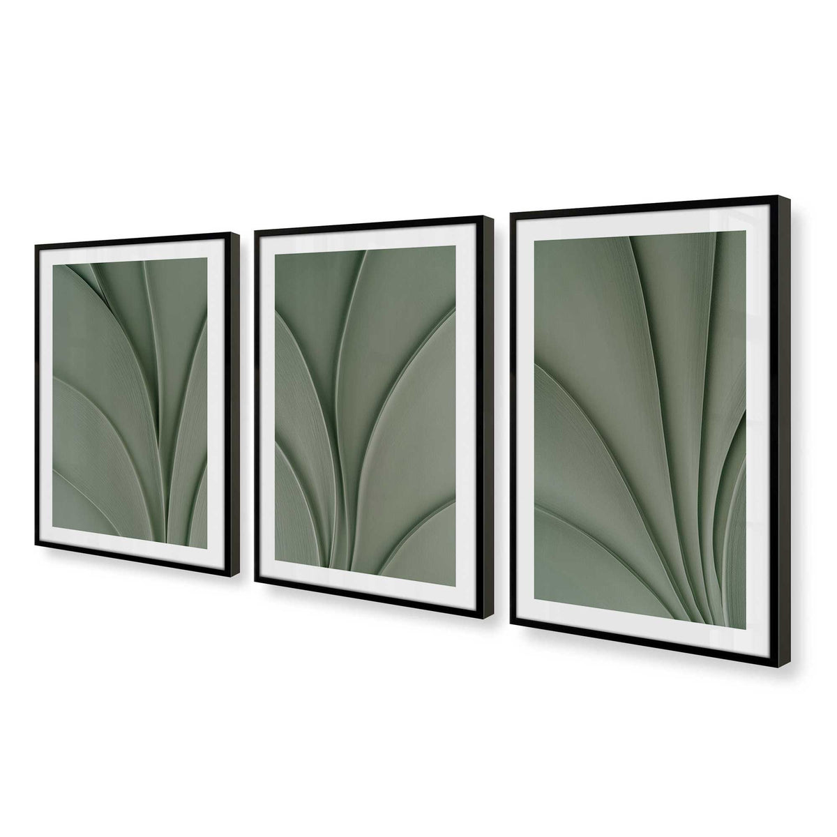 [Color:Satin Black], Picture of art in a Satin Black frame at an angle