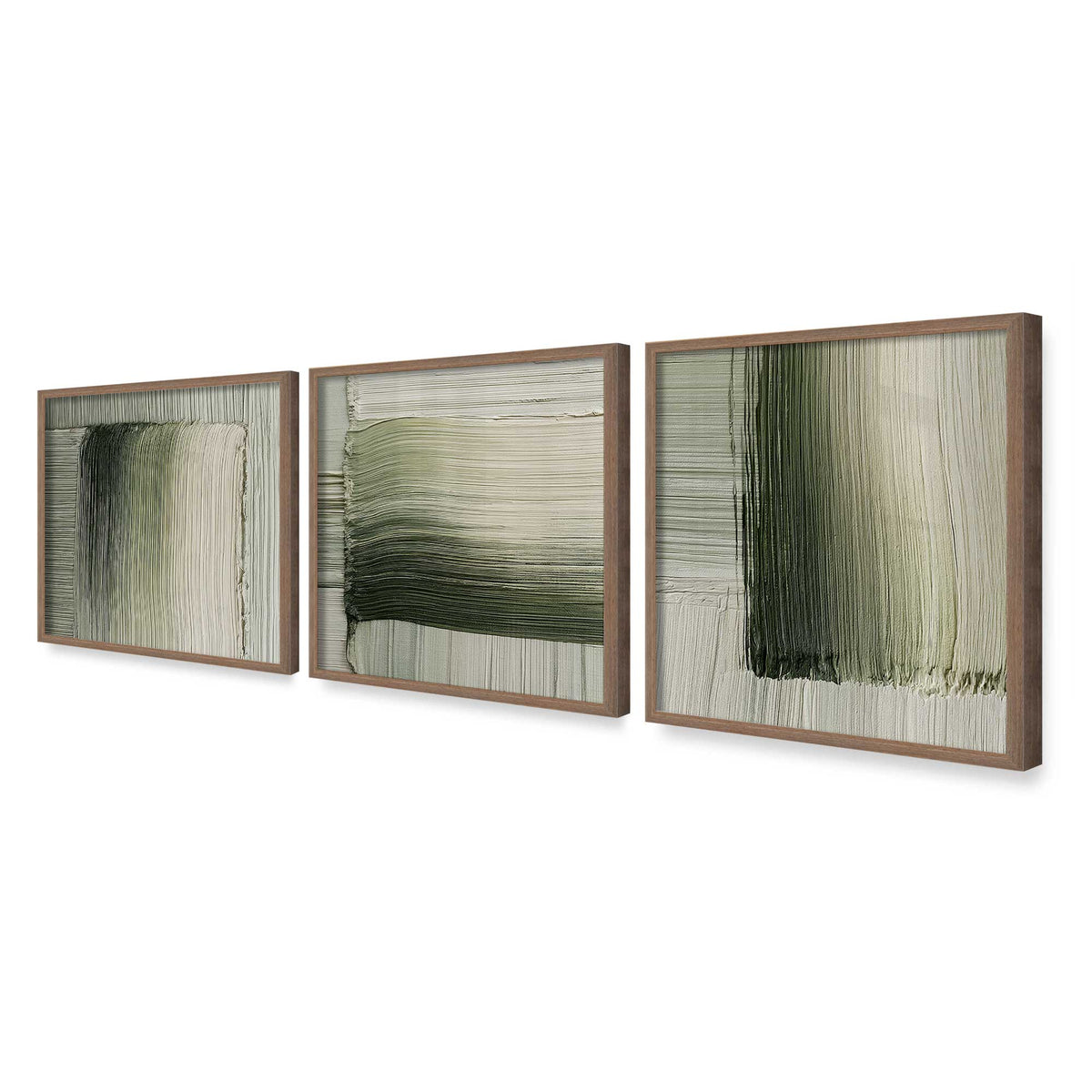 [Color:Walnut], Picture of art in a Walnut frame at an angle