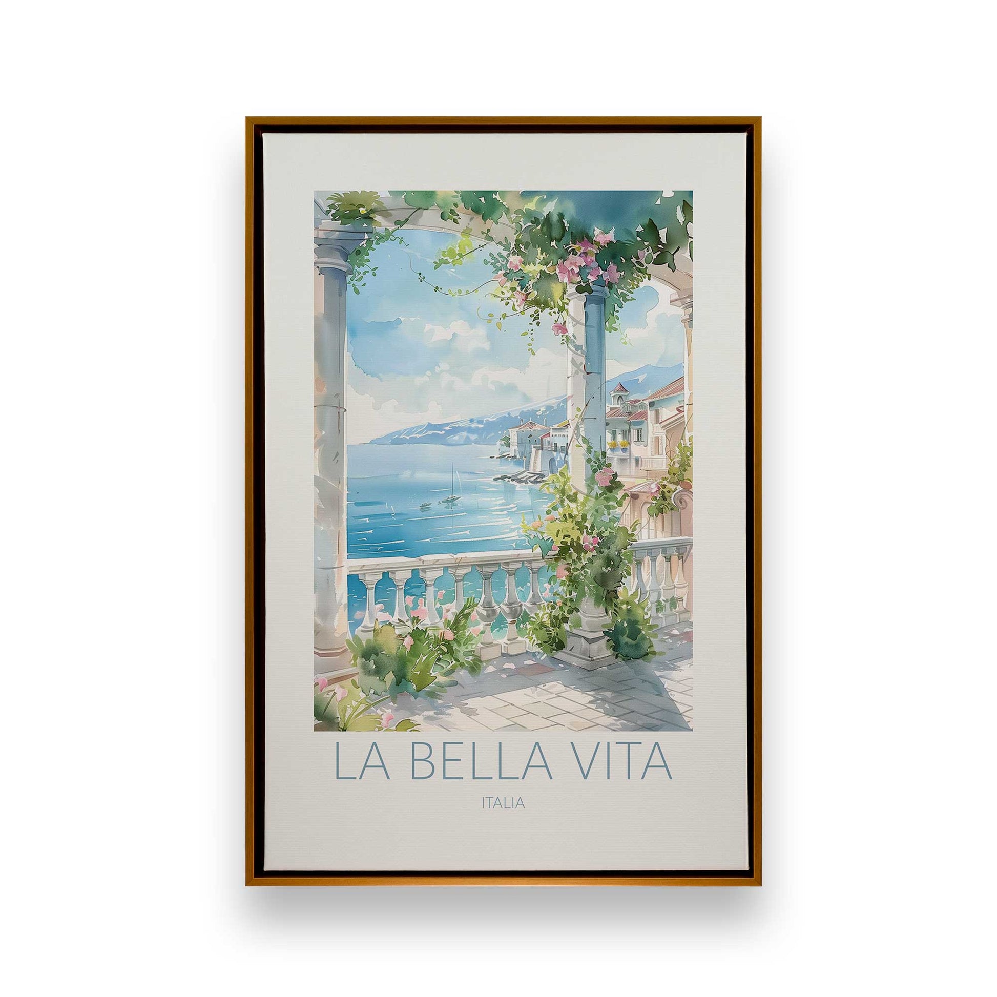 [Color:Polished Gold], Picture of art in a Polished Gold frame