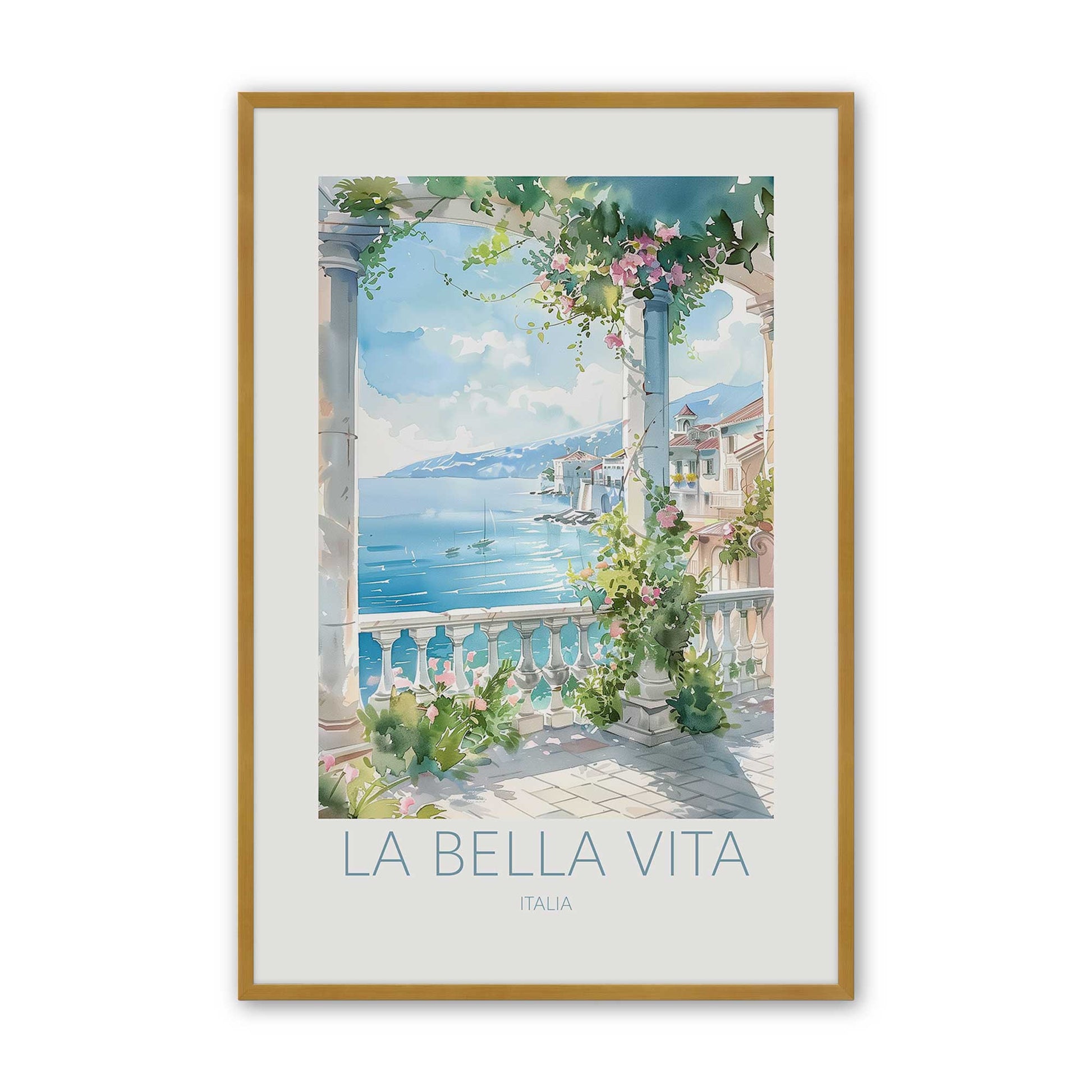 [Color:Polished Gold], Picture of art in a Polished Gold frame