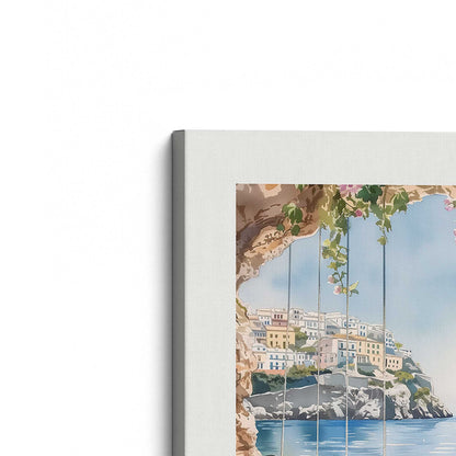 [Color:Stretched Canvas], Picture of the corner of the art