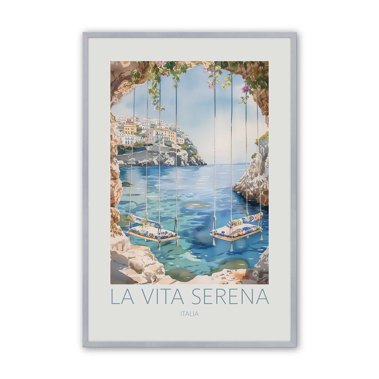 [Color:Polished Chrome], Picture of art in a Polished Chrome frame