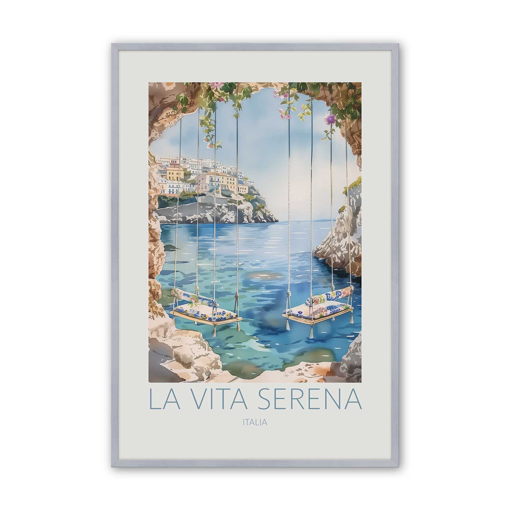 [Color:Polished Chrome], Picture of art in a Polished Chrome frame
