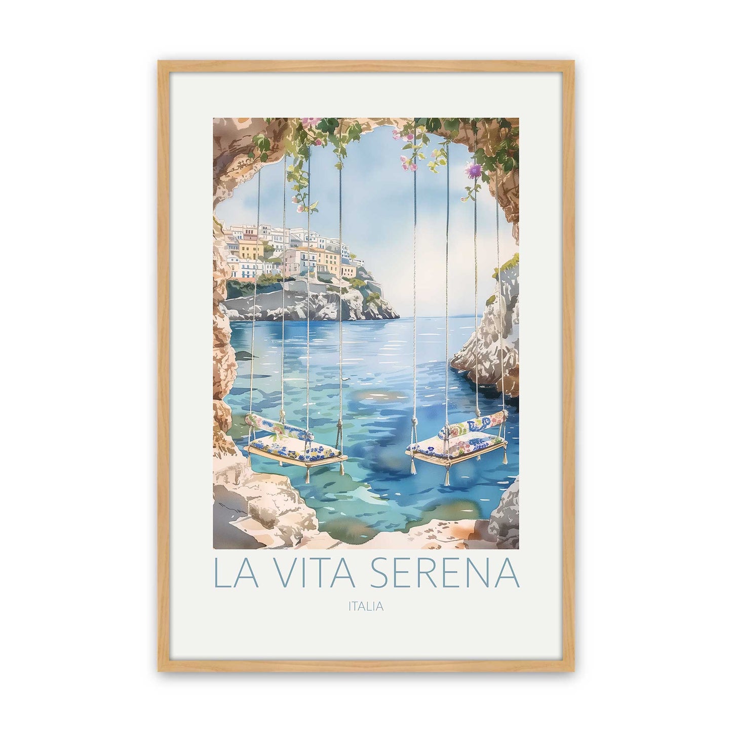 [Color:American Maple], Picture of art in an American Maple frame