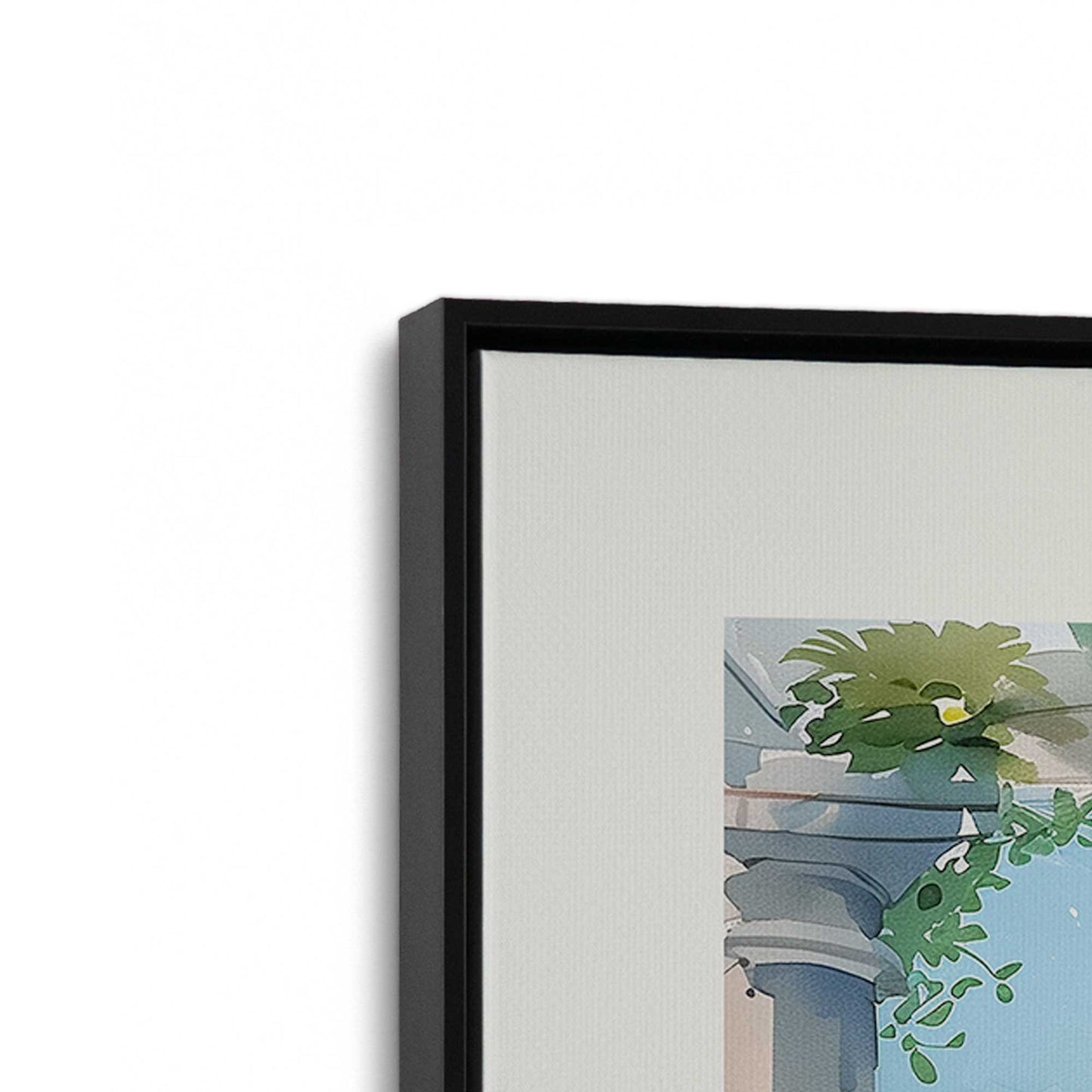 [Color:Satin Black], Picture of the corner of the art