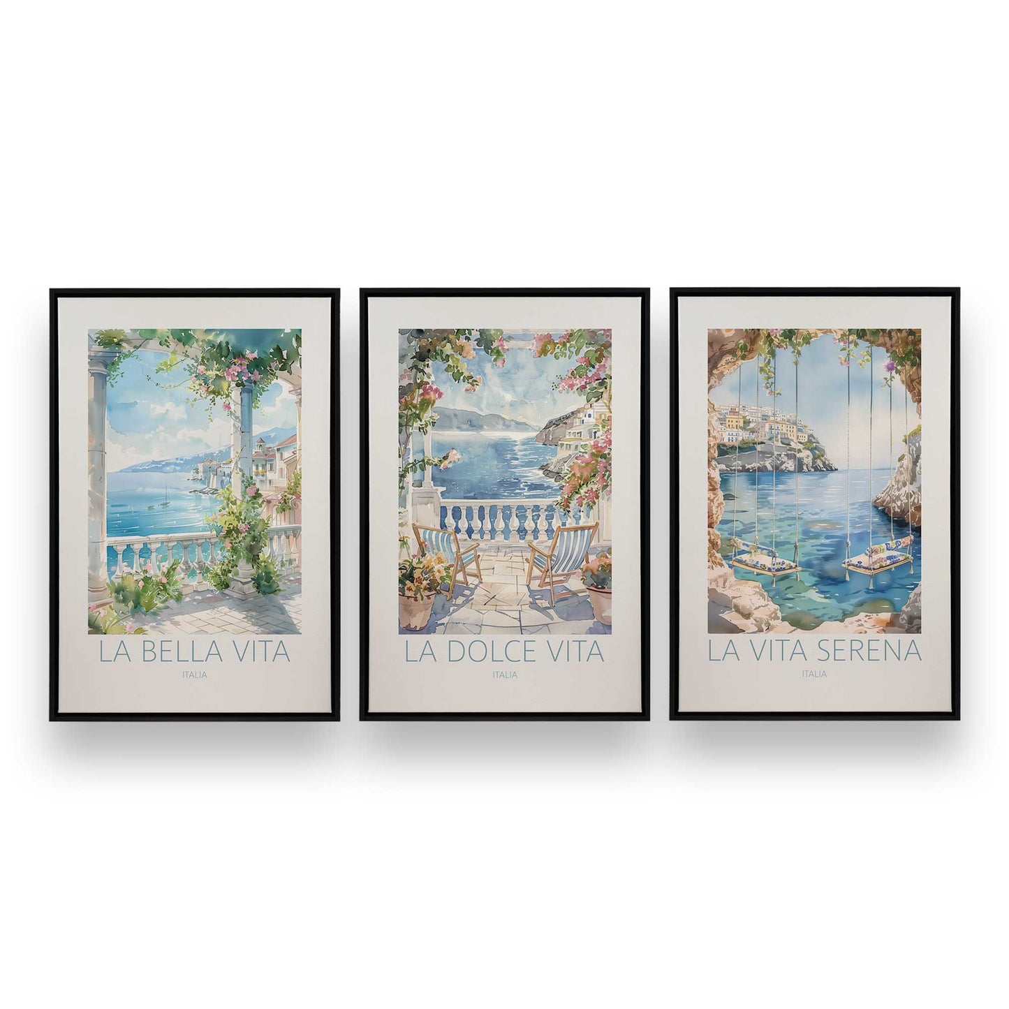 [Color:Satin Black], Picture of art in a Satin Black frame