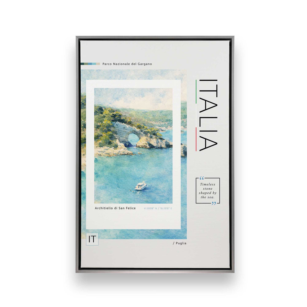 [Color:Polished Chrome], Picture of art in a Polished Chrome frame