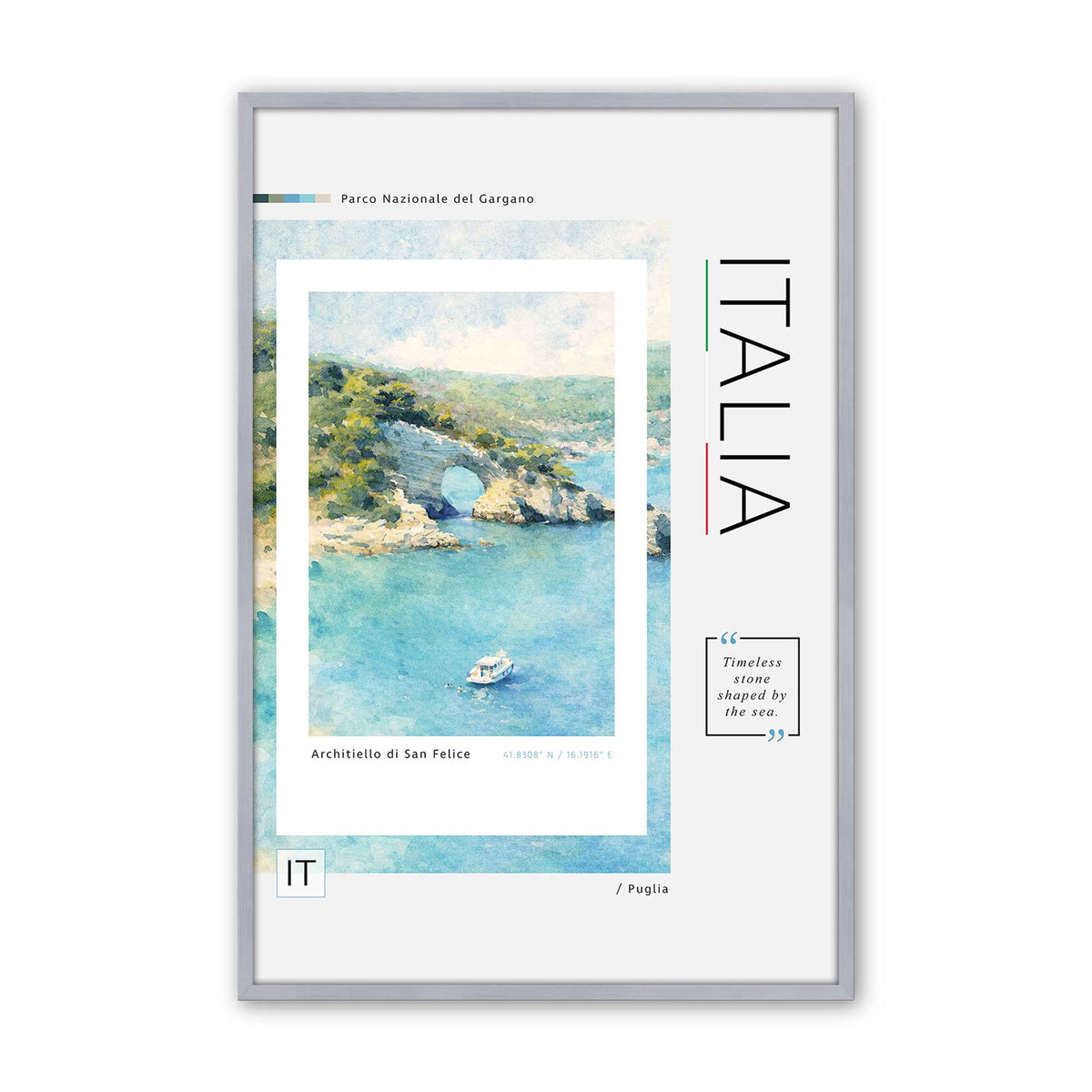 [Color:Polished Chrome], Picture of art in a Polished Chrome frame