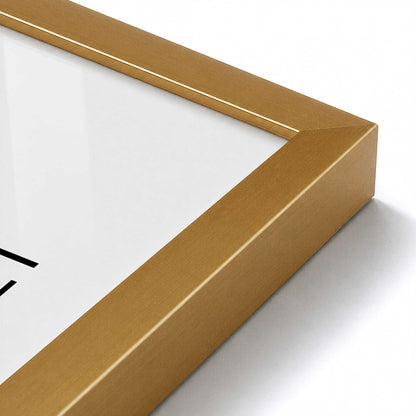[Color:Polished Gold], Picture of art in a Polished Chrome frame at an angle