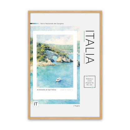 [Color:American Maple], Picture of art in a Polished Chrome frame