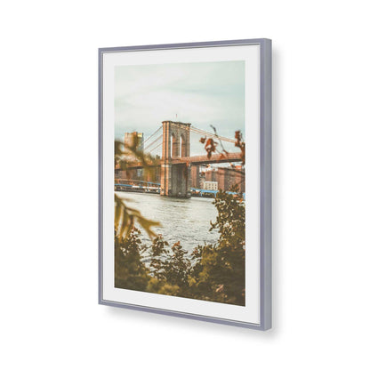 [Color:Polished Chrome], Picture of art in a Polished Chrome frame of the corner