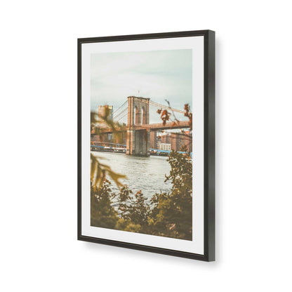 [Color:Satin Black], Picture of art in a Satin Black frame of the corner