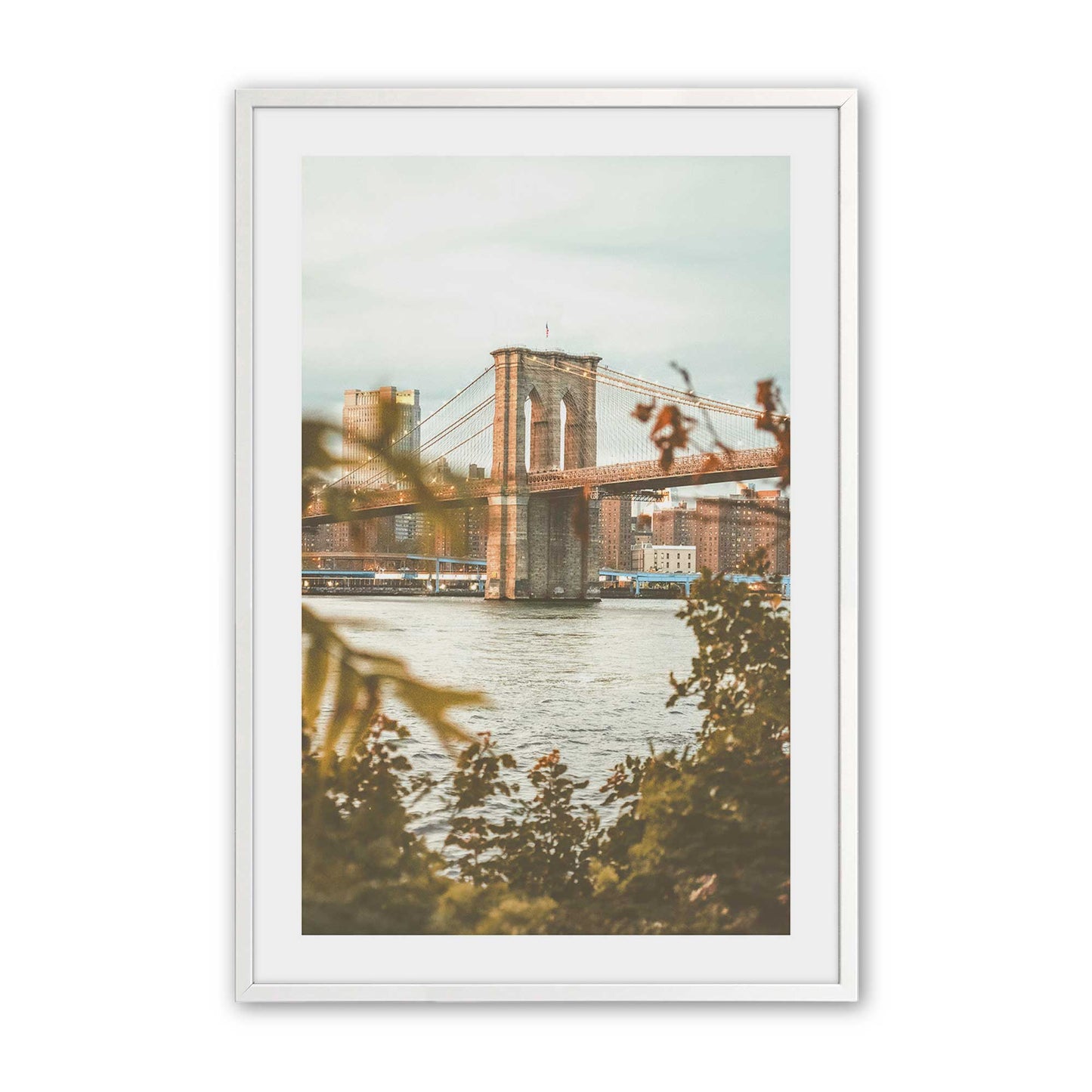 [Color:Opaque White], Picture of art in a Opaque White frame