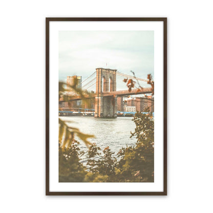 [Color:Brown], Picture of art in a Brown frame