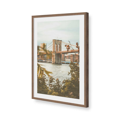 [Color:Walnut], Picture of art in a Walnut frame of the corner
