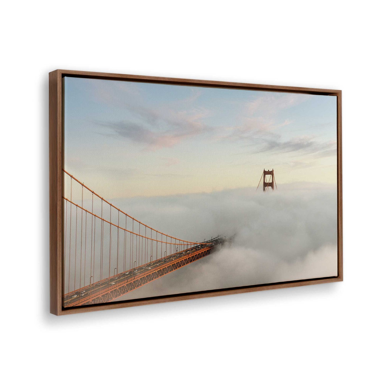 [Color:Walnut], Picture of the corner of the art