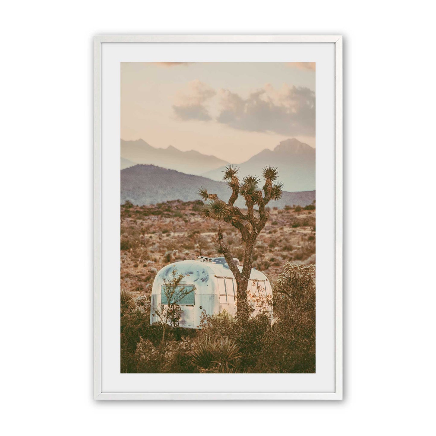 [Color:Opaque White], Picture of art in an Opaque White frame