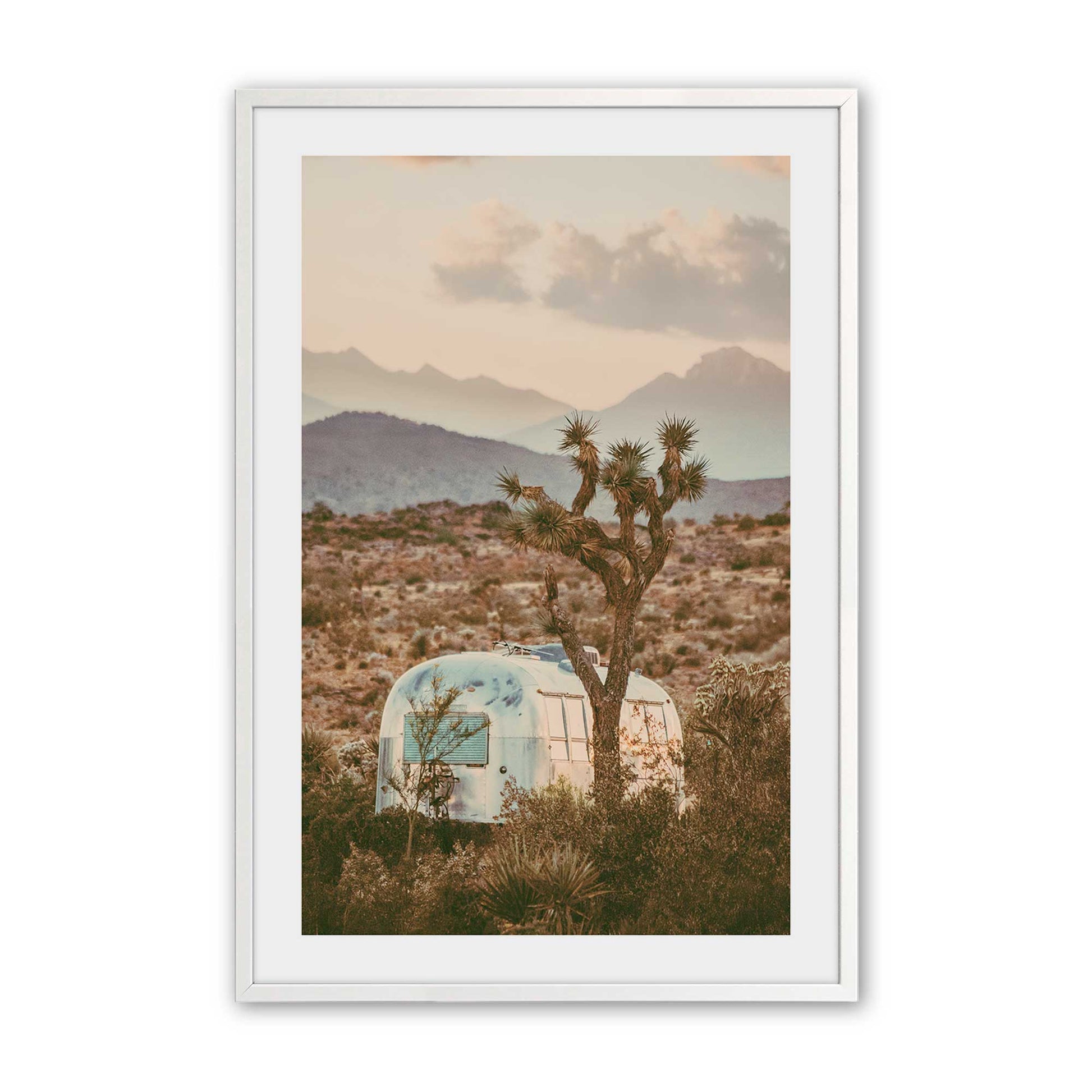[Color:Opaque White], Picture of art in an Opaque White frame