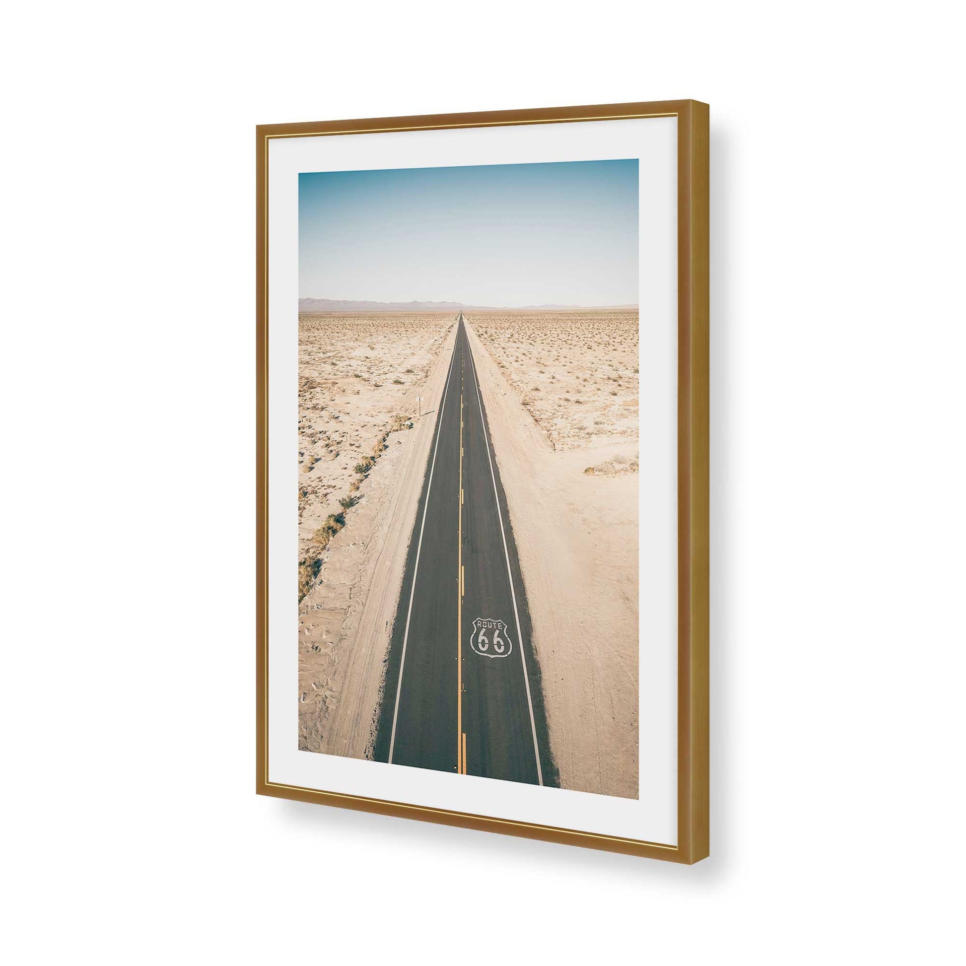 [Color:Polished Gold], Picture of art in a Polished Gold frame of the corner