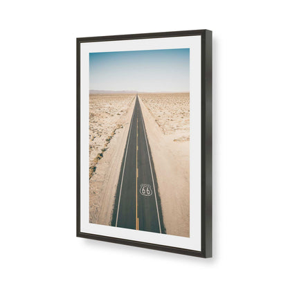 [Color:Satin Black], Picture of art in a Satin Black frame of the corner