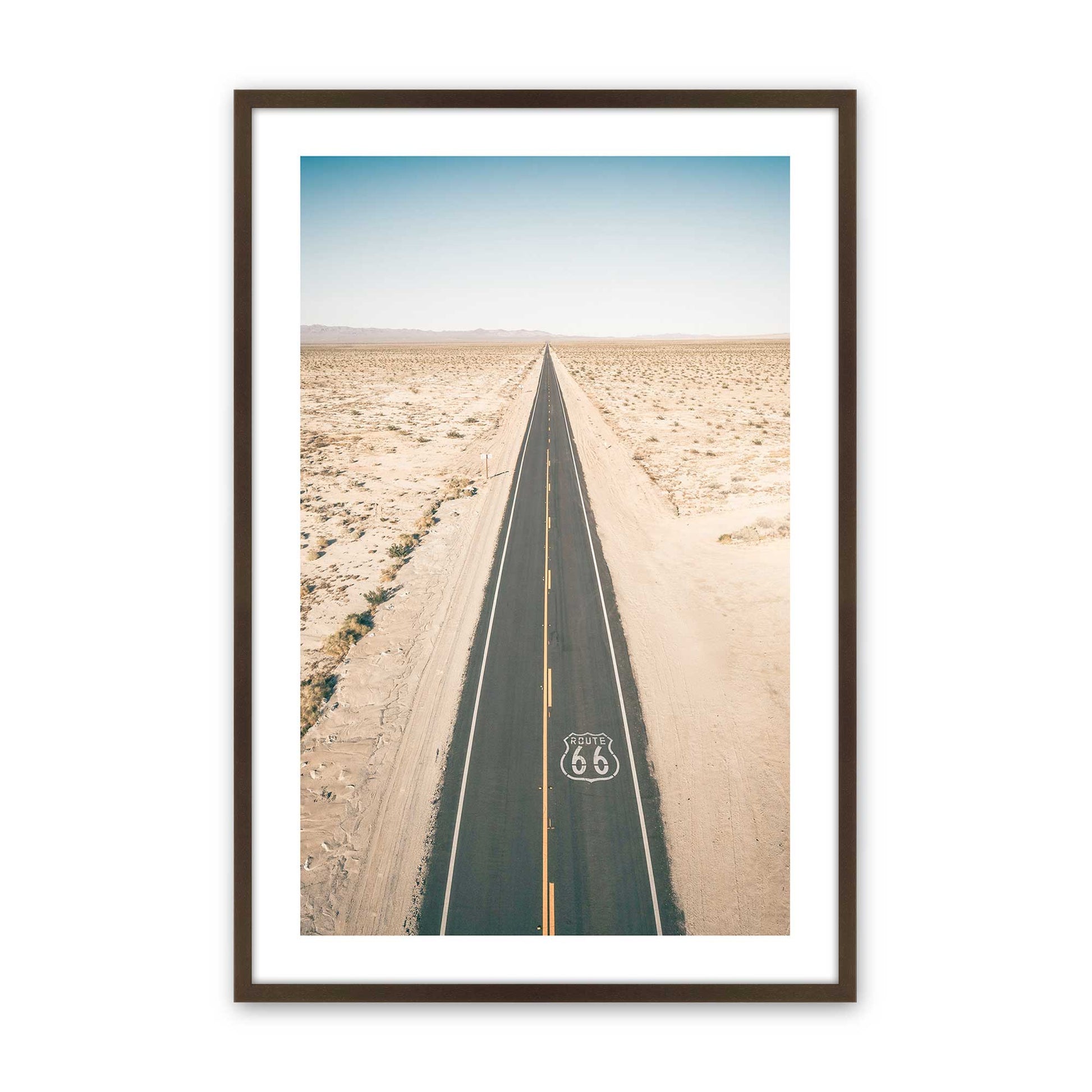 [Color:Brown], Picture of art in a Brown frame