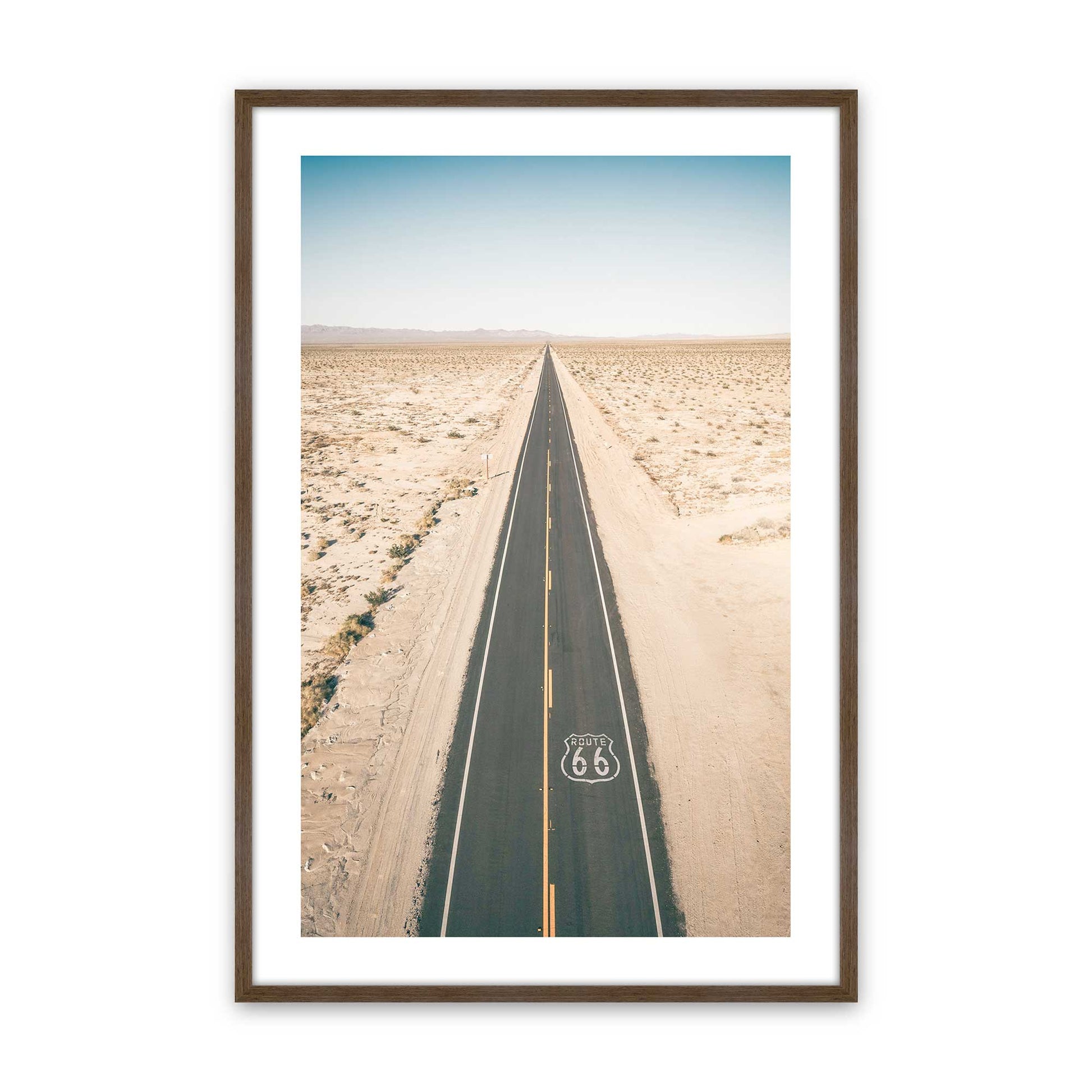 [Color:Walnut], Picture of art in a Walnut frame