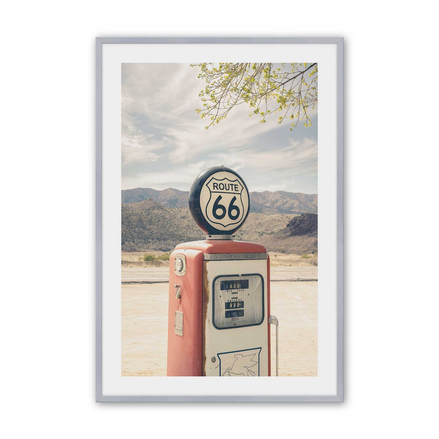 [Color:Polished Chrome], Picture of art in a Polished Chrome frame