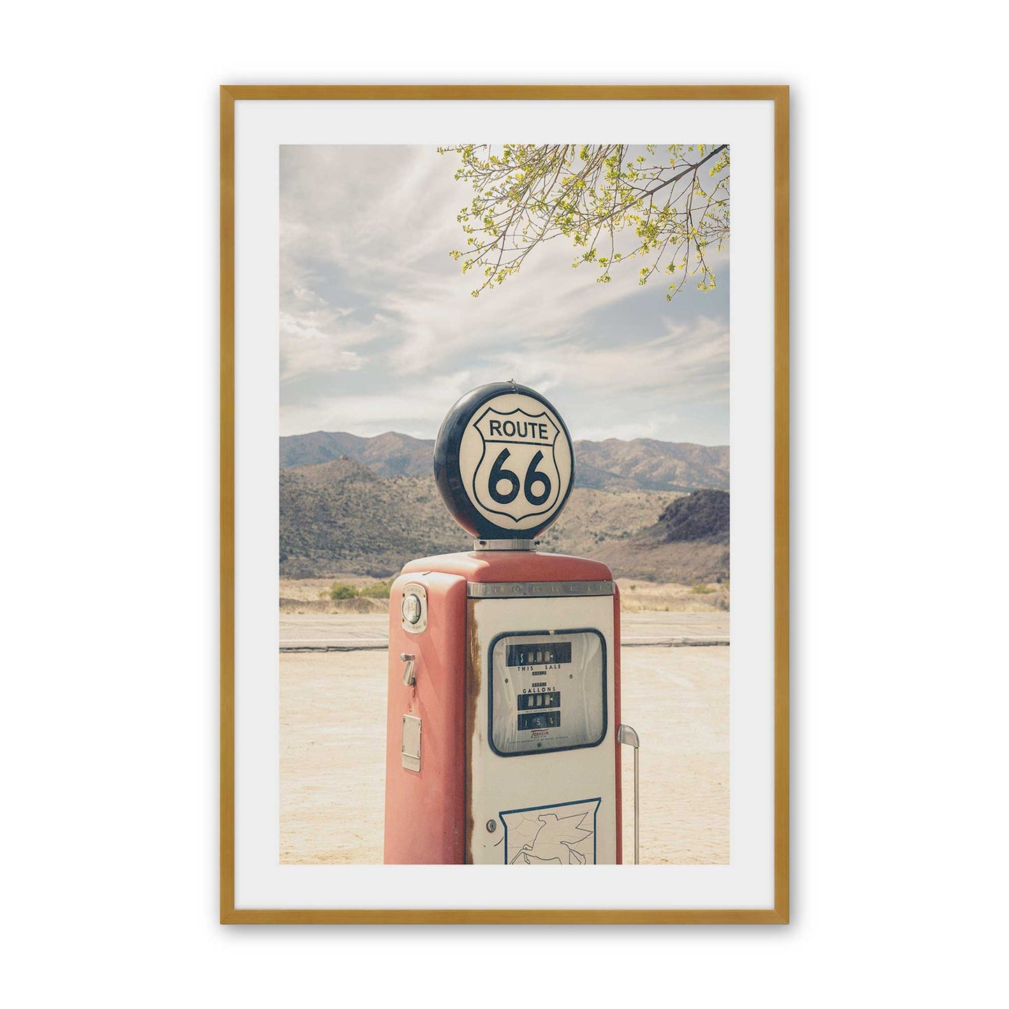 [Color:Polished Gold], Picture of art in a Polished Gold frame