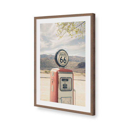 [Color:Walnut], Picture of art in a Walnut frame of the corner