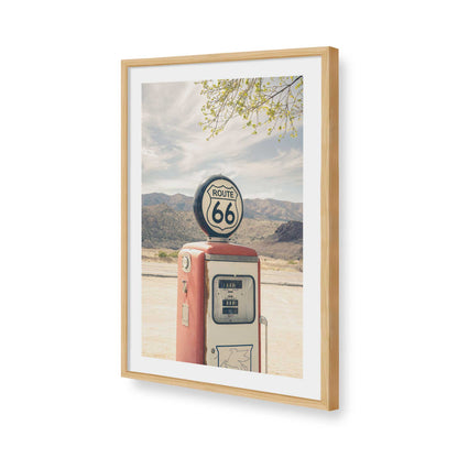 [Color:American Maple], Picture of art in a American Maple frame of the corner