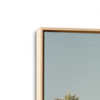[Color:American Maple], Picture of art in a American Maple frame at an angle