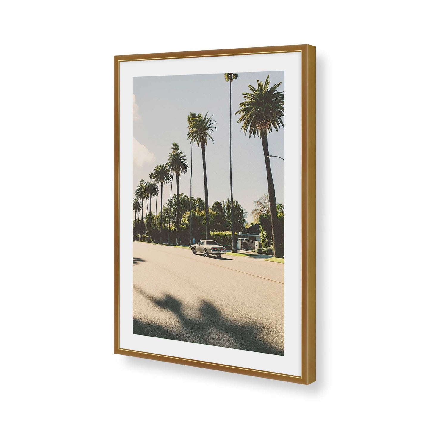 [Color:Polished Gold], Picture of art in a Polished Gold frame of the corner