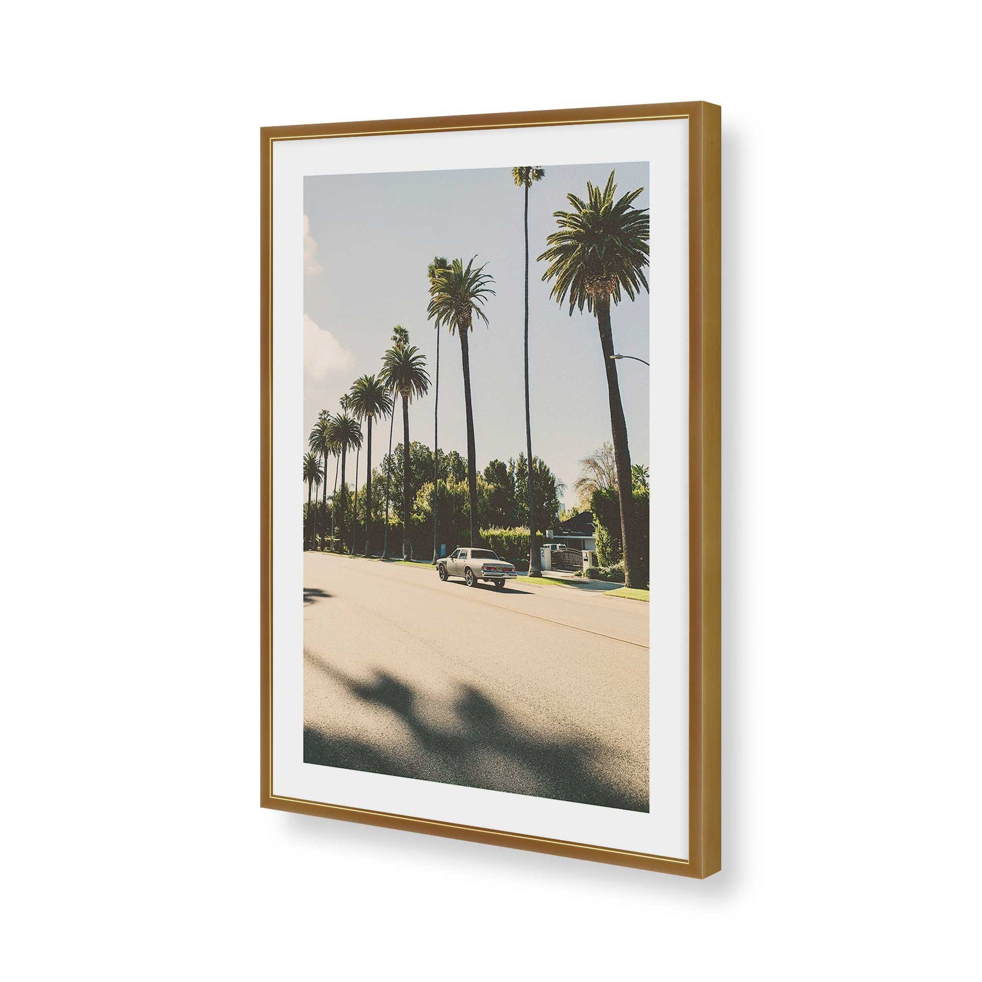 [Color:Polished Gold], Picture of art in a Polished Gold frame of the corner