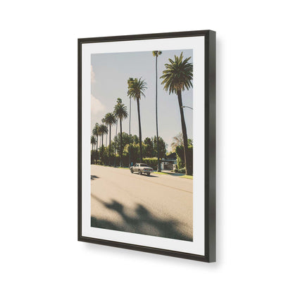 [Color:Satin Black], Picture of art in a Satin Black frame of the corner