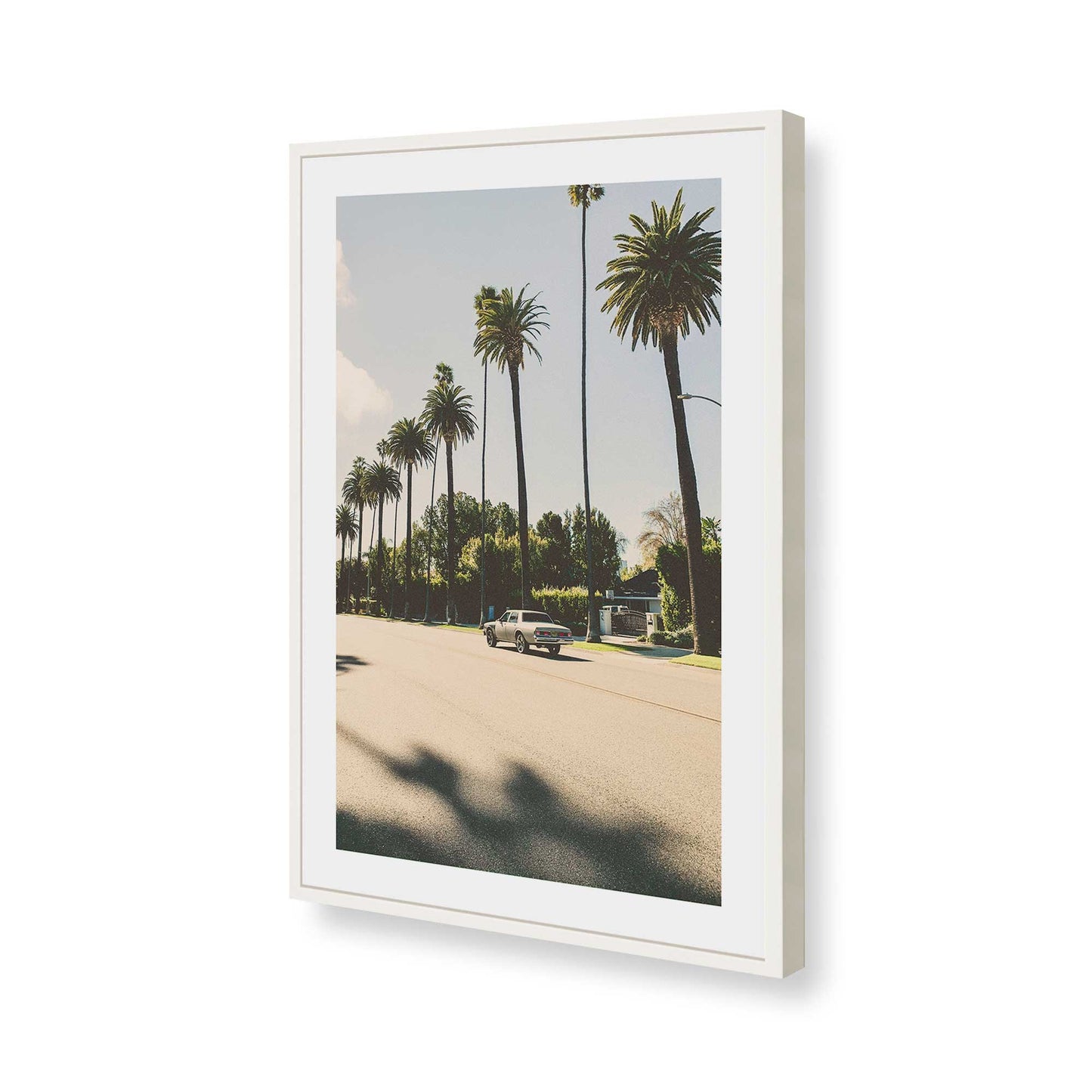 [Color:Opaque White], Picture of art in a Opaque White frame of the corner