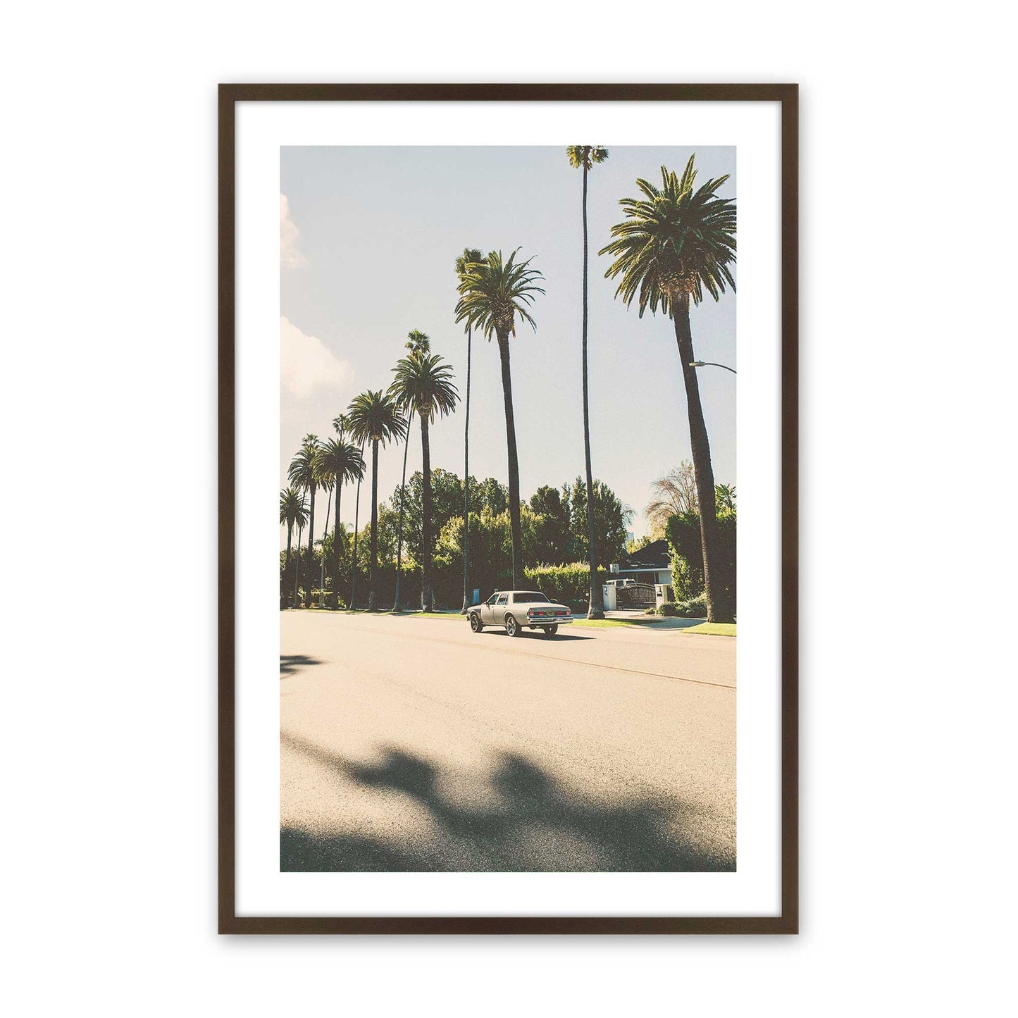 [Color:Brown], Picture of art in a Brown frame