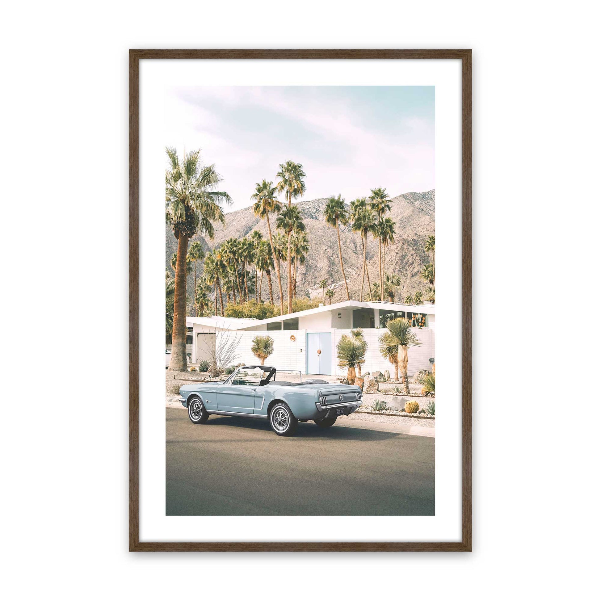 [Color:Walnut], Picture of art in a Walnut frame