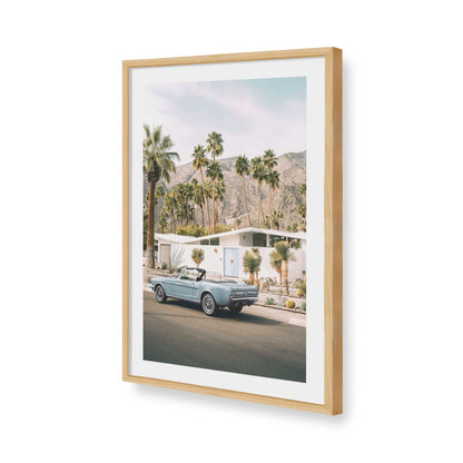 [Color:American Maple], Picture of art in a American Maple frame of the corner