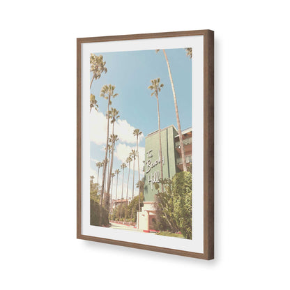 [Color:Walnut], Picture of art in a Walnut frame of the corner