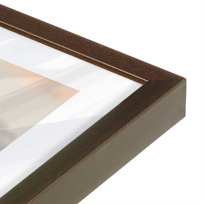 [Color:Belvinder Brown], Picture of art in a Belvinder Brown frame of the corner